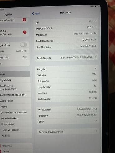 Samsung: İşlənmiş Apple iPad Air 3, 11", 128 GB, Pulsuz çatdırılma — 9