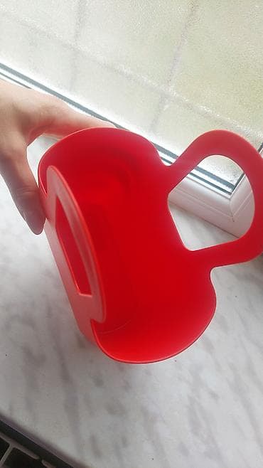 Qırmızı çoxməqsədli silikon/TPU səbət - Material: yumşaq, elastik və — 2