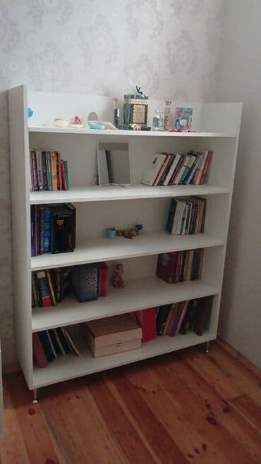 divar rəf: Kitab rəfi, Düz — 1