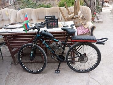 surucu şəksi yuk maşını: Benzin mühərrikli velosiped üstünə pul qoyulmalıdır düzəlsin barter — 3