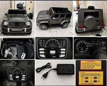 elekt: Uşaq üçün elektrikli miniatür SUV tipli maşın - Korpusu: boz rəng — 1