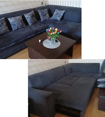 divan kohnə: Künc divan, İşlənmiş, Açılan, Bazalı — 1