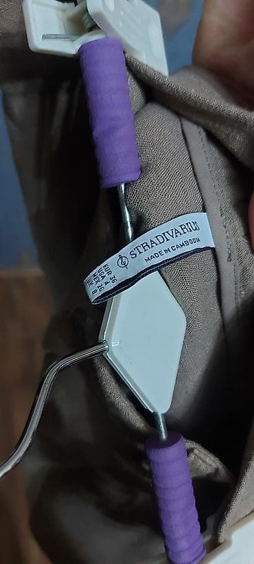 Şort, Stradivarius, rəng - Bej — 2