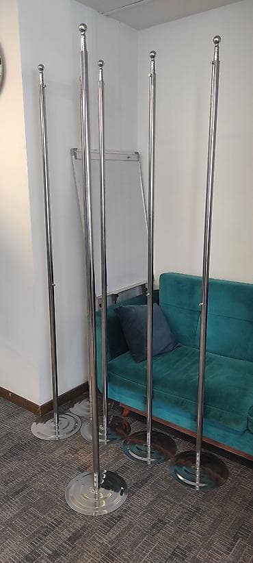 şeki: Məhsul: Paslanmayan poladdan sərgi/barmaqlıq dirəkləri (çəkidən dayaq — 3