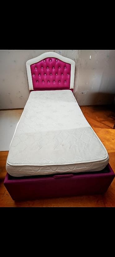 tek carpayı: İşlənmiş, Təknəfərlik çarpayı, Bazalı, Matras ilə, Siyirməsiz — 2