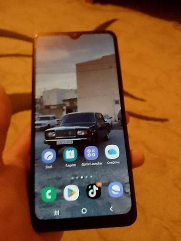 Samsung Galaxy A12, 64 GB, rəng - Mavi, Barmaq izi