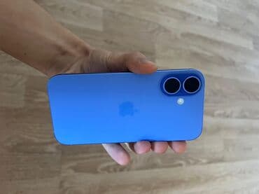 Hyundai: IPhone 16, 128 ГБ, Голубой — 1