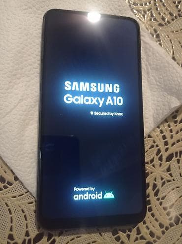 Samsung Galaxy A10, 32 GB, rəng - Qara, İki sim kartlı