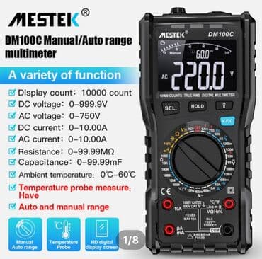 gemma multi ionizer: Multimetr, Yeni, Rəqəmsal, Zəmanətli, Rayonlara çatdırılma, Pulsuz çatdırılma — 8