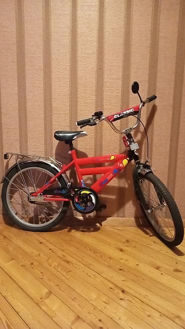 20 velosiped: Uşaq velosipedi – 20 düym - Rəng: qırmızı, rəngarəng naxışlarla - — 3