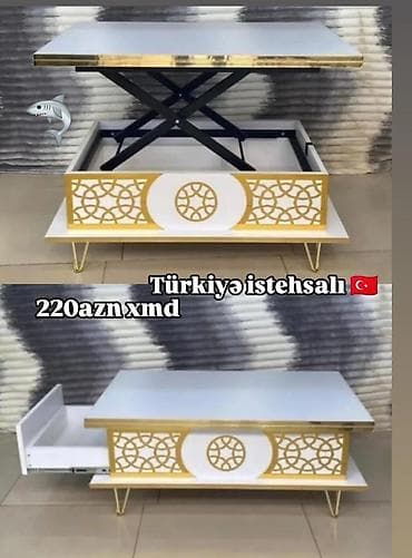 ikinci el mebel divanlar: Jurnal masası, Yeni, Transformer, Dördbucaq masa — 1