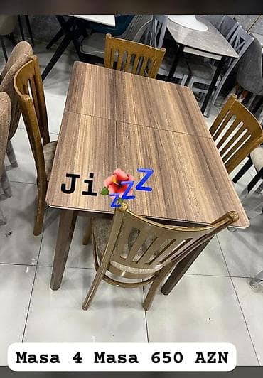 ikinci el metbex stolu: Mətbəx üçün, Yeni, 4 stul — 1