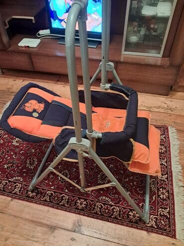 uşaq yelənçəyi: İşlənmiş, Oturacaq-yelləncək, Zontiksiz, Metal — 3