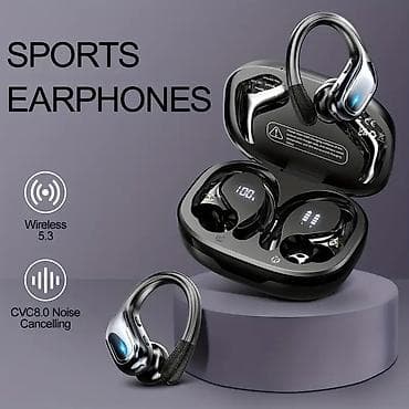 Микрофоны: Новый Беспроводные (Bluetooth) Наушники, цвет - Черный — 1