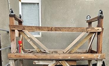 a frame tikintisi: Təkərli kazyol, işlək vəziyyətdədir, zabrat 1də yerləşir — 1