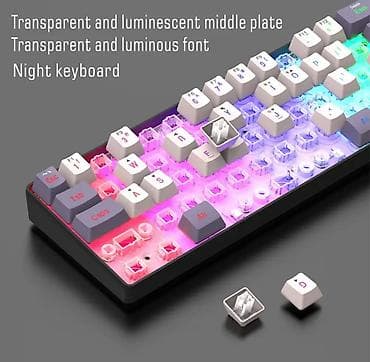 Kompüter, noutbuk və planşetlər: RGB işıqlı mexaniki klaviatura – gecə üçün ideal “night keyboard” - — 1
