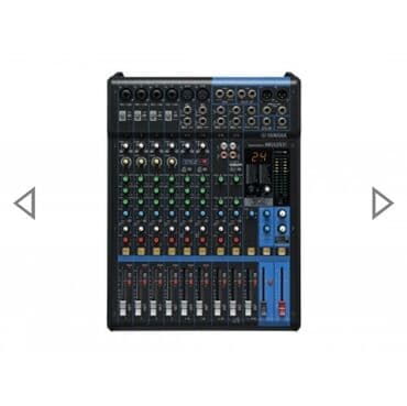 yamaha mikşer: Yamaha MG12XU mikser - 12 kanallı kompakt analoq mikser - 4 mono — 1