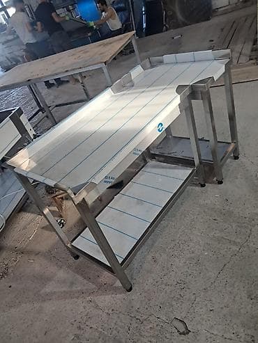 Paslanmayan poladdan (inox) istehsal edilmiş peşəkar mətbəx mebeli - — 1