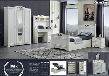 “İpək” Gənc/Yeniyetmə Yataq Dəsti – Damla Fabrik istehsalı mebellərin