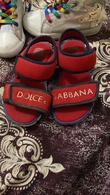 детские спортивные туфли: Uşaq ayaqqabıları dəsti 1) Qara trikotaj slip-on krossovkalar - — 6