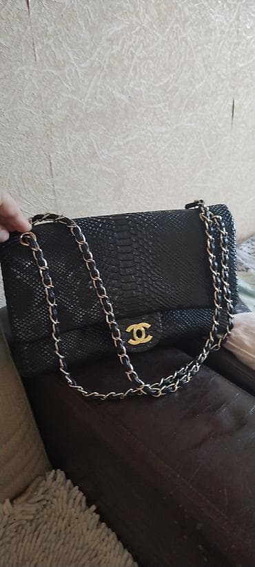 Çantalar: Chanel deri çanta 20 manat — 2