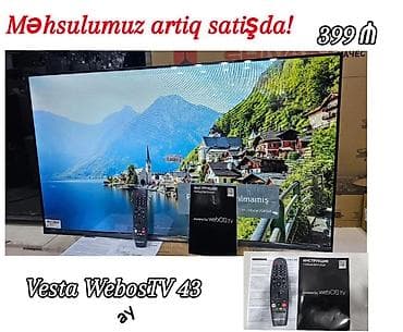 Yeni Televizor Vesta 43" Pulsuz çatdırılma lalafo.az -da Yeni Televizor Vesta 43" Pulsuz çatdırılma