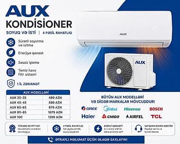 kondisioner: Kondisioner AUX, 30-35 kv. m — 2