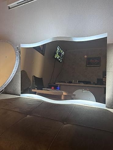 ev saati: Güzgü Divar üçün, Oval, Dekorativ, Arxa işıqlı — 8