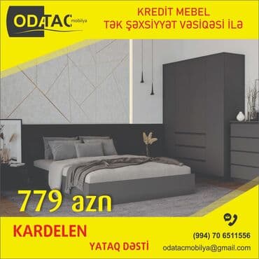 ən ucuz kombilər: İkinəfərlik çarpayı, Dolab, Komod, 2 tumba, Türkiyə, Yeni — 1