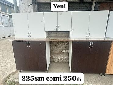 *250₼ YENİ Metbex mebeli SATILIR*‼️ Hazır əldədir Olcusu 225sm — 1