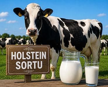 qab qaşiq: Təzə inək südü - Günlük sağım: Holşteyn cinsli inəklərdən - Tərkib — 1