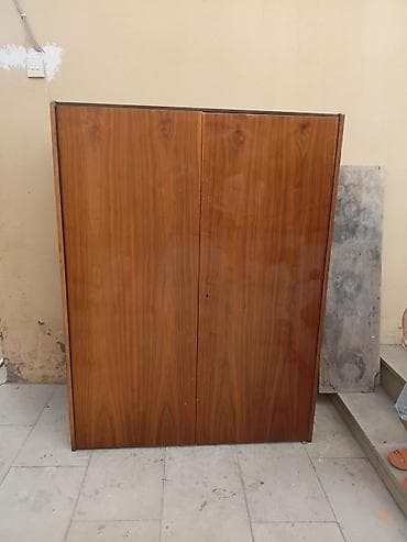 2 qapılı, Güzgülü, Qəhvəyi, Taxta, Açılan, Düz dolab — 4