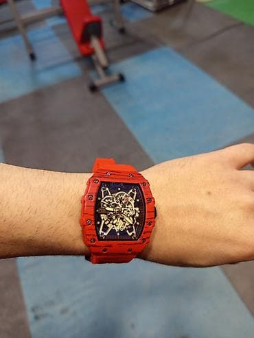 luch saat: Yeni, Qol saatı, Richard mille, rəng - Qırmızı — 3