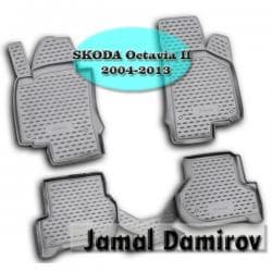 monitor masin ucun: SKODA Octavia II 2004-2013 üçün poliuretan ayaqaltılar. "AILERON" — 1