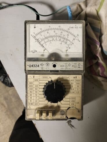 kötük: Multimetr, İşlənmiş, Analoq — 1