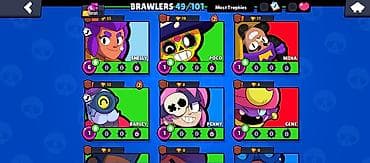 Другие комплектующие: Brawl Stars hesabı – geniş seçimli döyüşçülər və inkişaf etmiş — 5