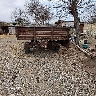 teker 16: Kənd təsərrüfatı üçün 2 oxlu traktor qoşqusu - Güclü metal şassi və — 2