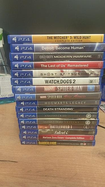 PS4 üçün orijinal disk oyunları paketi Janr: aksiya, macəra, açıq
