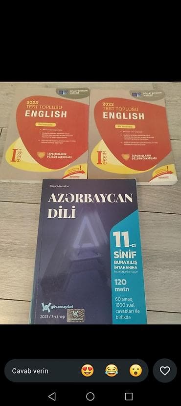 İdman və hobbi: Azərbaycan dili Testlər 11-ci sinif, DİM, 1-ci hissə — 2