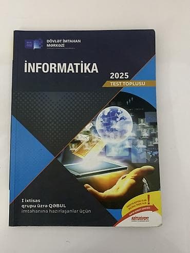 array informatika: Məhsul: “İnformatika – 2025 Test Toplusu” Təsvir: - Nəşriyyat: Dövlət — 1