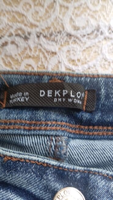 türk istehsalı qadın şalvarları: Cinslər, rəng - Göy — 4