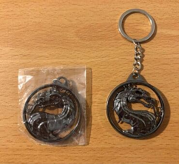 Mortal Kombat açarlığ Şəkil ozünündü tünd boz rəng Hədiyyə kimi verə