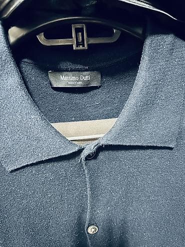 Üst geyimləri: Polo köynək, Massimo Dutti, M, rəng - Göy — 2