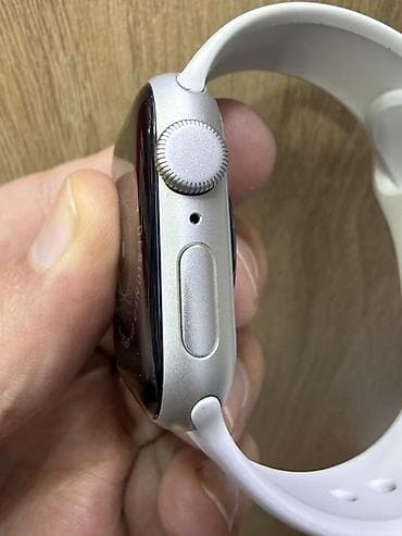 Смарт браслеты: Смарт часы, Apple, Водонепроницаемый, цвет - Серебристый — 2