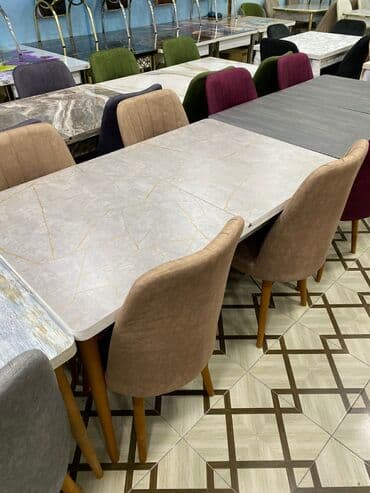 kuxna stol: 🇹🇷Türk istehsalı Möhtəşəm ✨✨ Kuxna üçün stol stul dəsti 4 stul 1 — 12