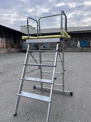 Lesa: Alüminium geniş meydançalı iş nərfivanı - Geniş, sürüşməz iş — 3