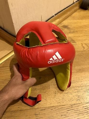 Adidas boks baş qoruyucusu - Brend: Adidas - Rəng: qırmızı (daxili — 3