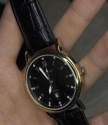 Аксессуары: Б/у, Наручные часы, Cartier, цвет - Золотой — 5