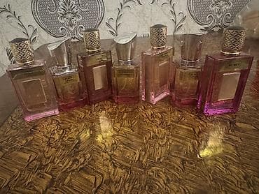 qadin penceyi: Qadın ətirləri kolleksiyası – şüşə flakonlarda Məhsul təsviri: - — 1