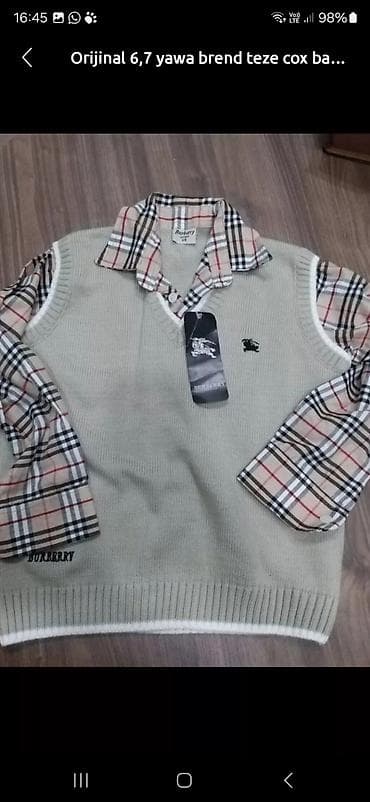 Uşaq arabaları: Uşaq geyim dəsti – 6-7 yaş üçün, orijinal, tam yeni. - Brend — 1